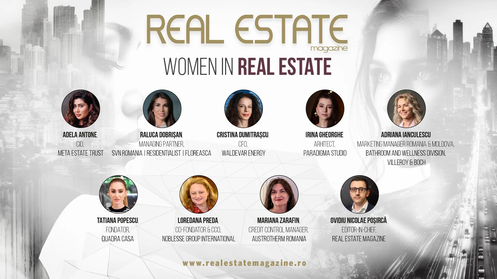 Speakeri Women in Real Estate 25 - VIDEO: Podcast Real Estate Talks: Ediție specială - Women in Real Estate 2025