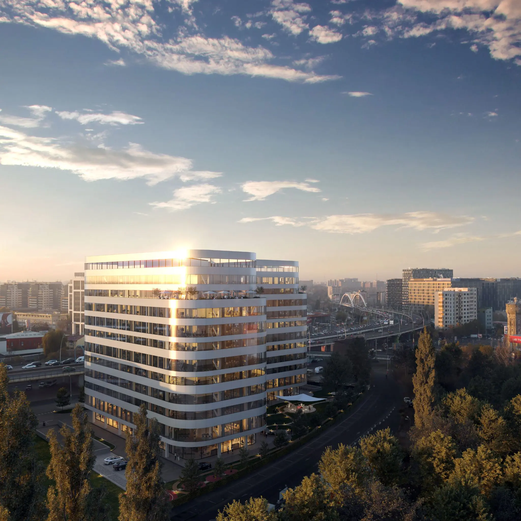 Cladirea ARC scaled - PPF Real Estate finalizează în 2026 birourile din zona Basarab
