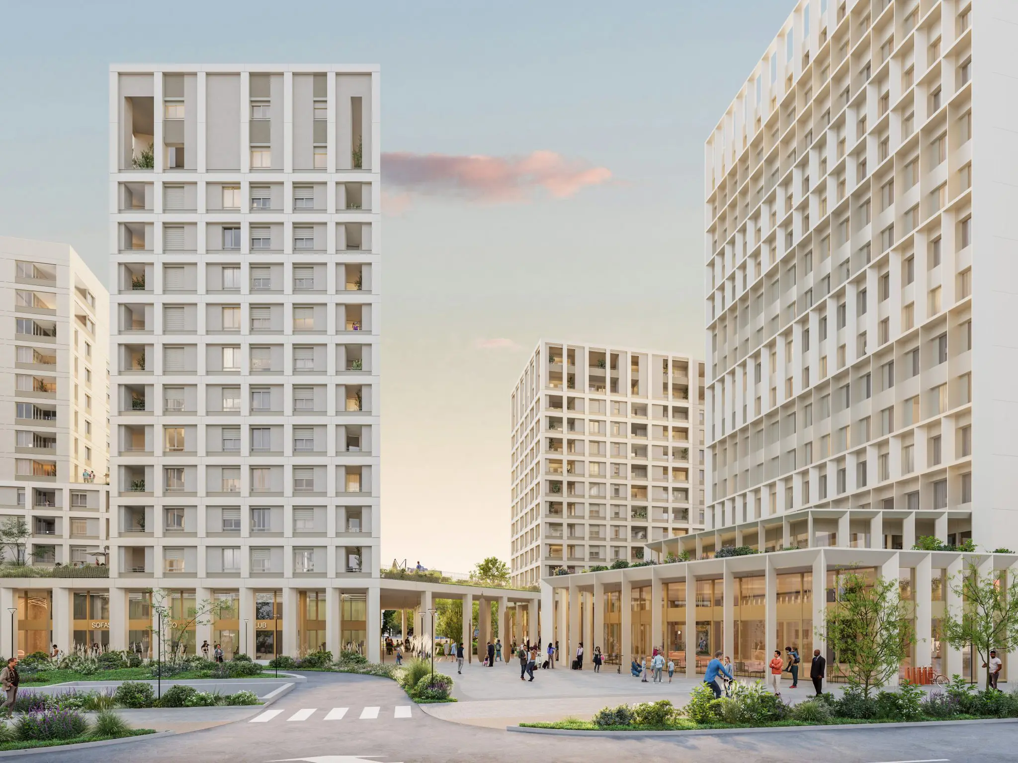 Randare Forum  R2 PIATETA FRONTAL 72dpi scaled - Hubix investește într-un proiect mixt în Timișoara