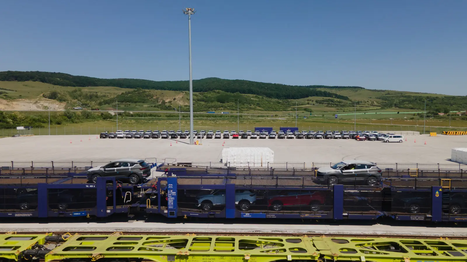 Photo 2 Coridor intermodal - Aiud devine hub regional auto după prima operațiune feroviară end-to-end