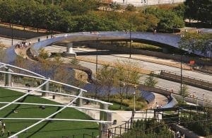 worlds best pedestrian bridges chicago 300x195 - worlds-best-pedestrian-bridges chicago