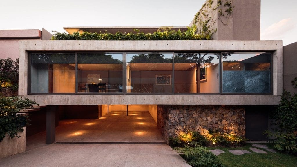 Modern concrete Mexico house by JJRR Arquitectura 1024x576 - Unconventional Homes: Case din beton cu design neașteptat