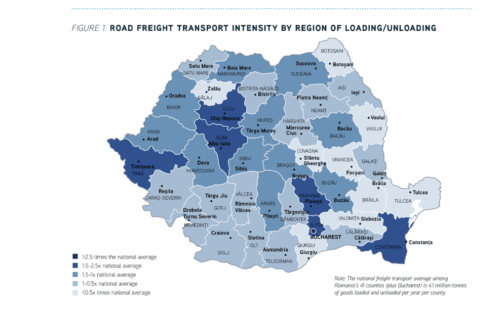 transport - Raport: Constanța, Alba și Timiș, printre cele mai puternice centre logistice