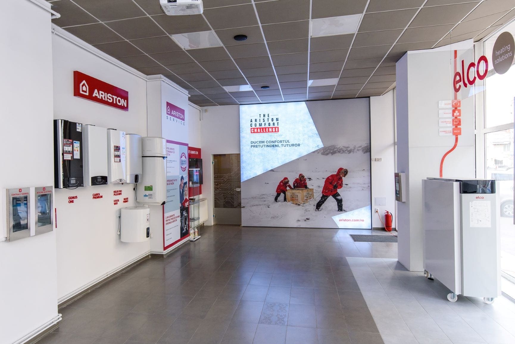 Showroom Ariston 1 - Ariston Thermo România a lansat un showroom la Cluj-Napoca