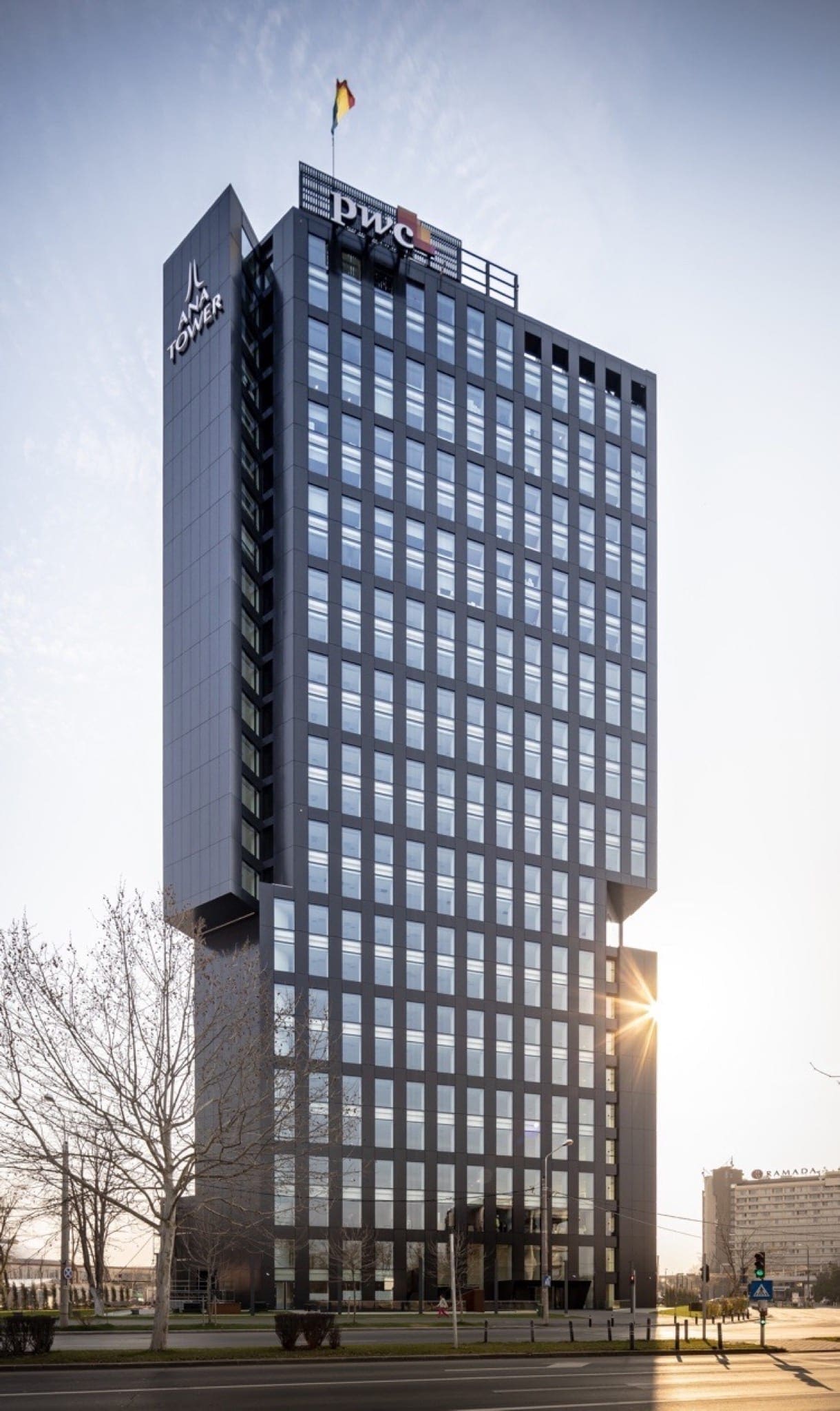 Ana Tower VP1 copy - Soluția unică de fațadă Alukönigstahl pentru Ana Tower