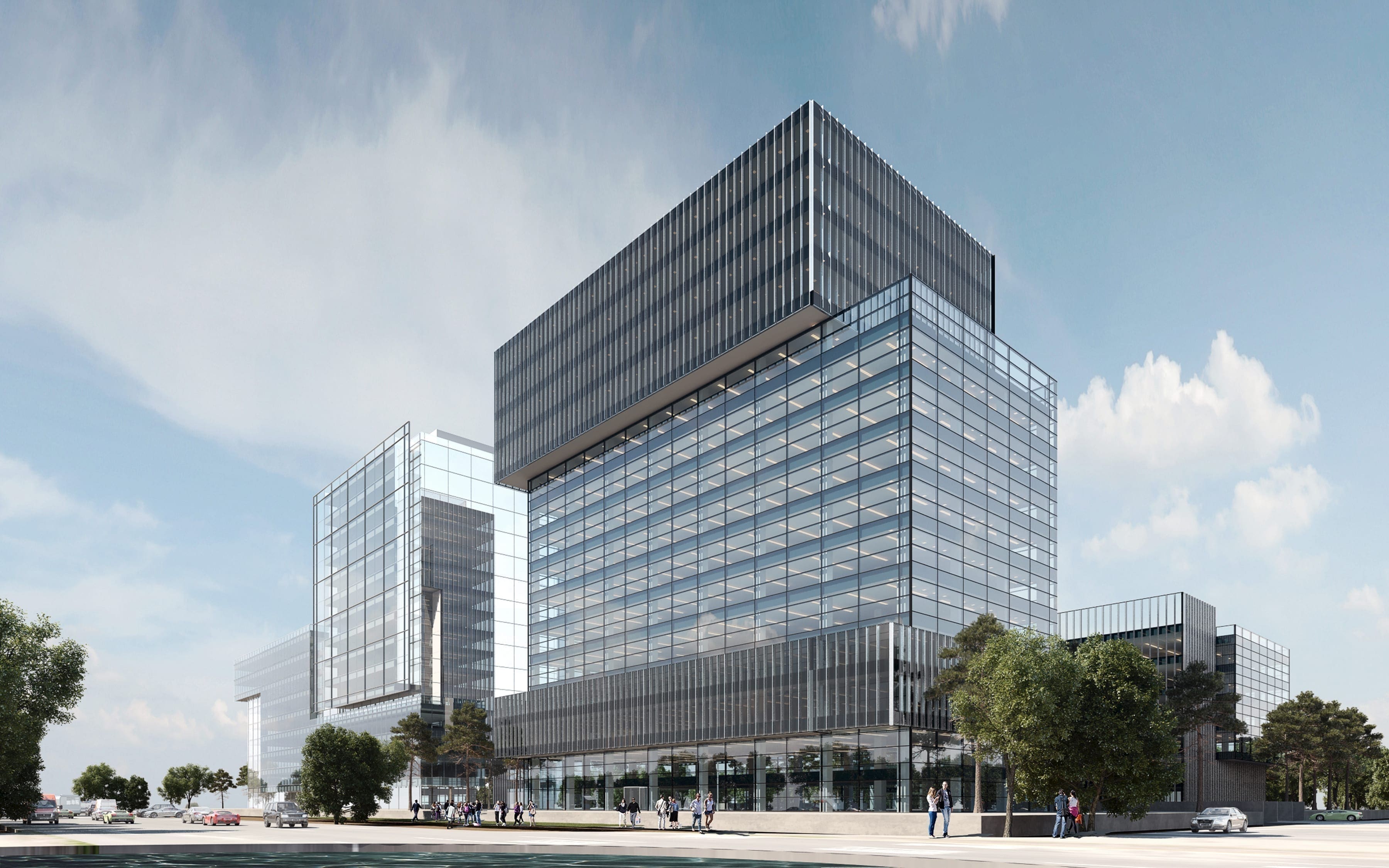 Sema Parc LondonOslo vedere laterala 02 - Topul proiectelor de birouri din București cu livrare în 2021