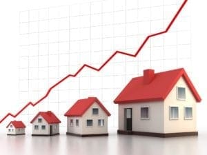 house prices appreciation value copy 300x225 - Homes increasing in value (Clipping path)