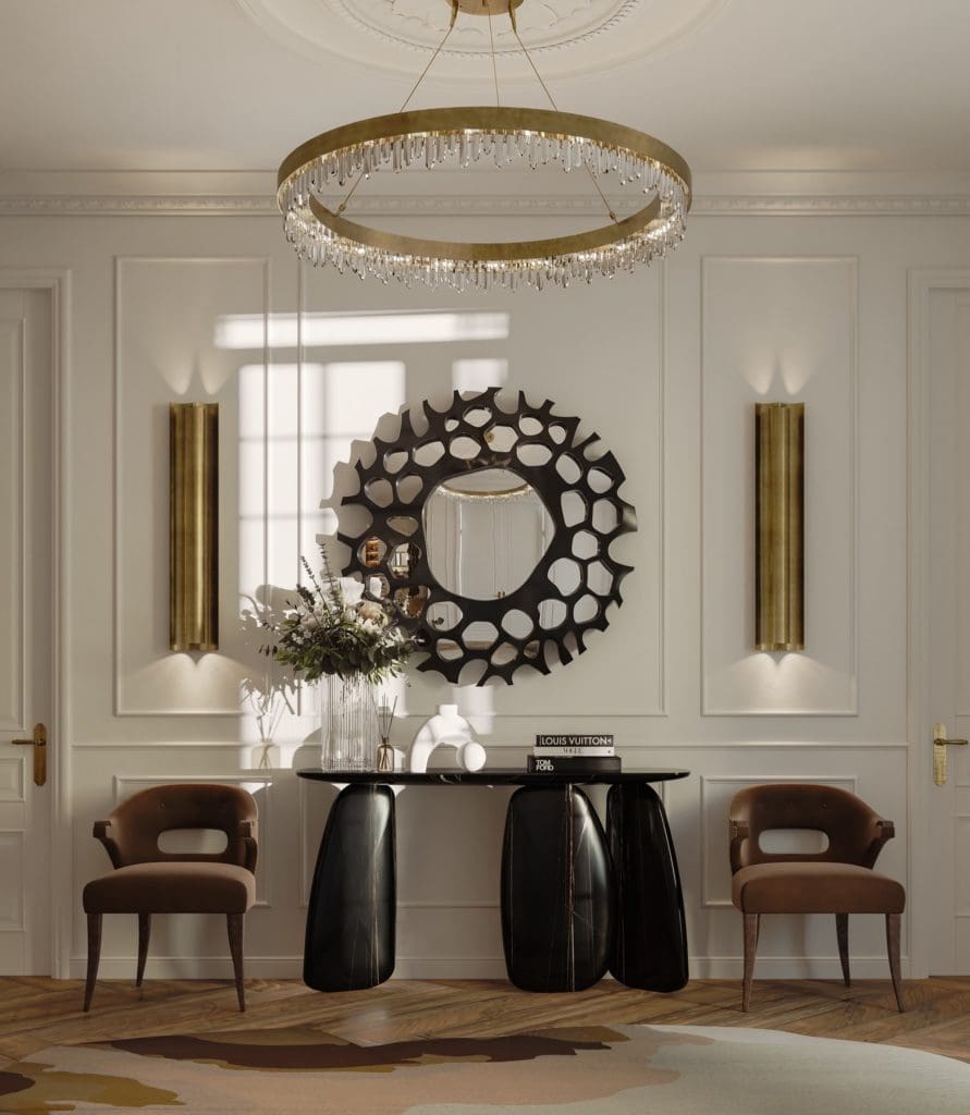 Home Society Paris House Entryway copy 891x1024 - Apartamentul „Etern” din Paris, cu design clasic și contemporan