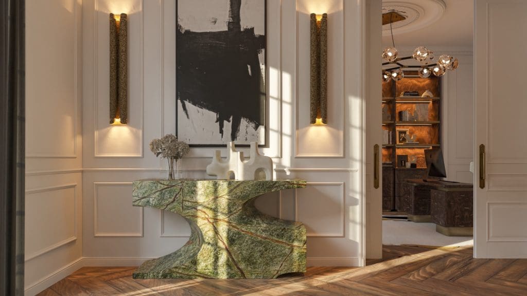 Home Society Paris House Living Office copy 1024x576 - Apartamentul „Etern” din Paris, cu design clasic și contemporan