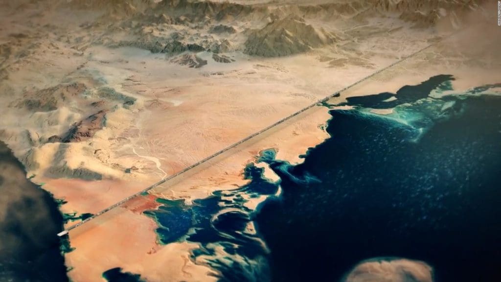 220726133108 01 saudi arabia the line neom full 169 1024x576 - The Line, proiectul ambițios de 170 de kilometri care revoluționează experiența de locuire urbană