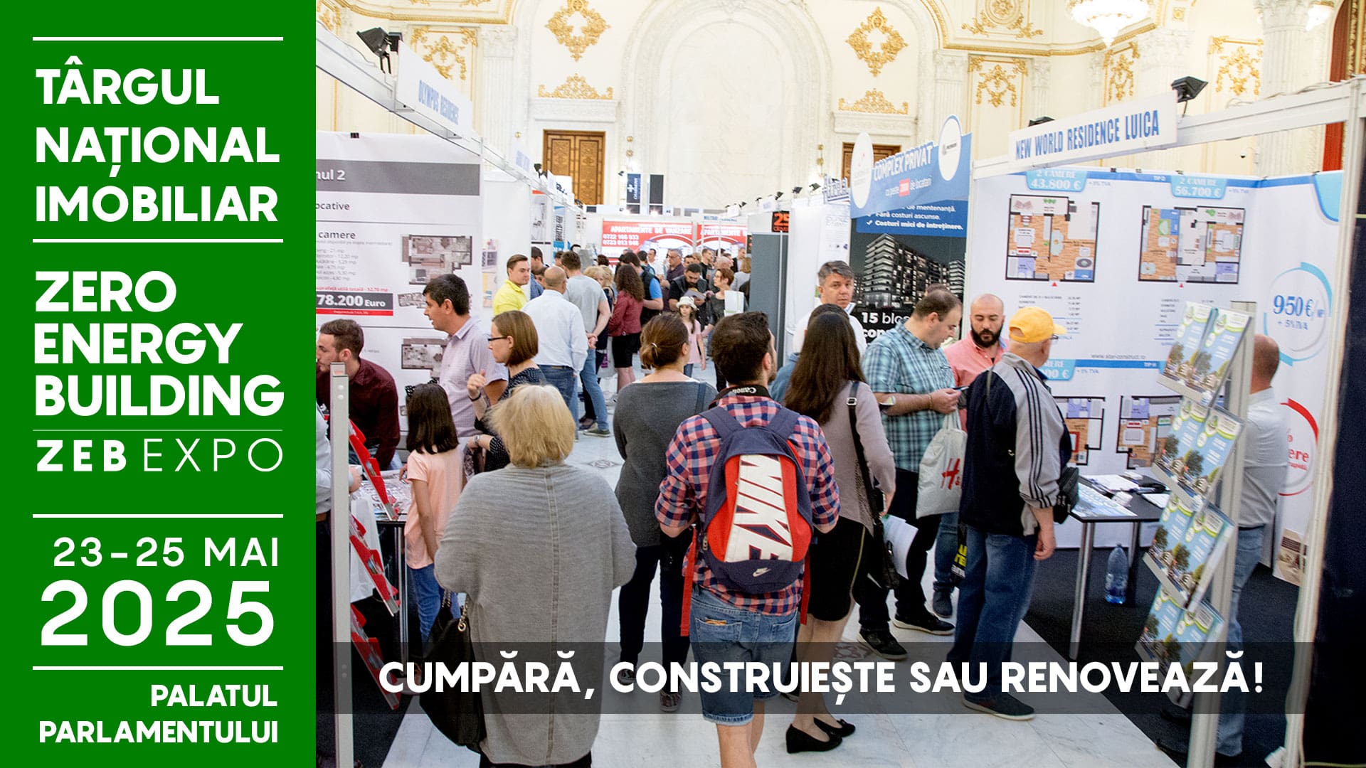 Târgul Național Imobiliar TNI – ZEB EXPO Oportunități IMOBILIARE inedite în actualul context politico-economic