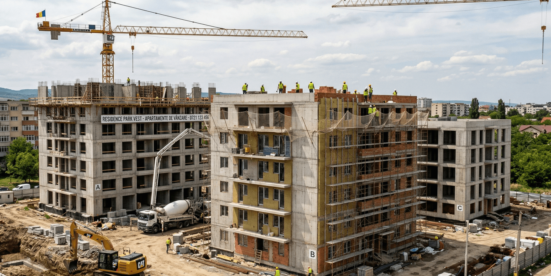 Analist: Inflația și costurile de construcție erodează marja de profit a dezvoltatorilor locali de locuințe