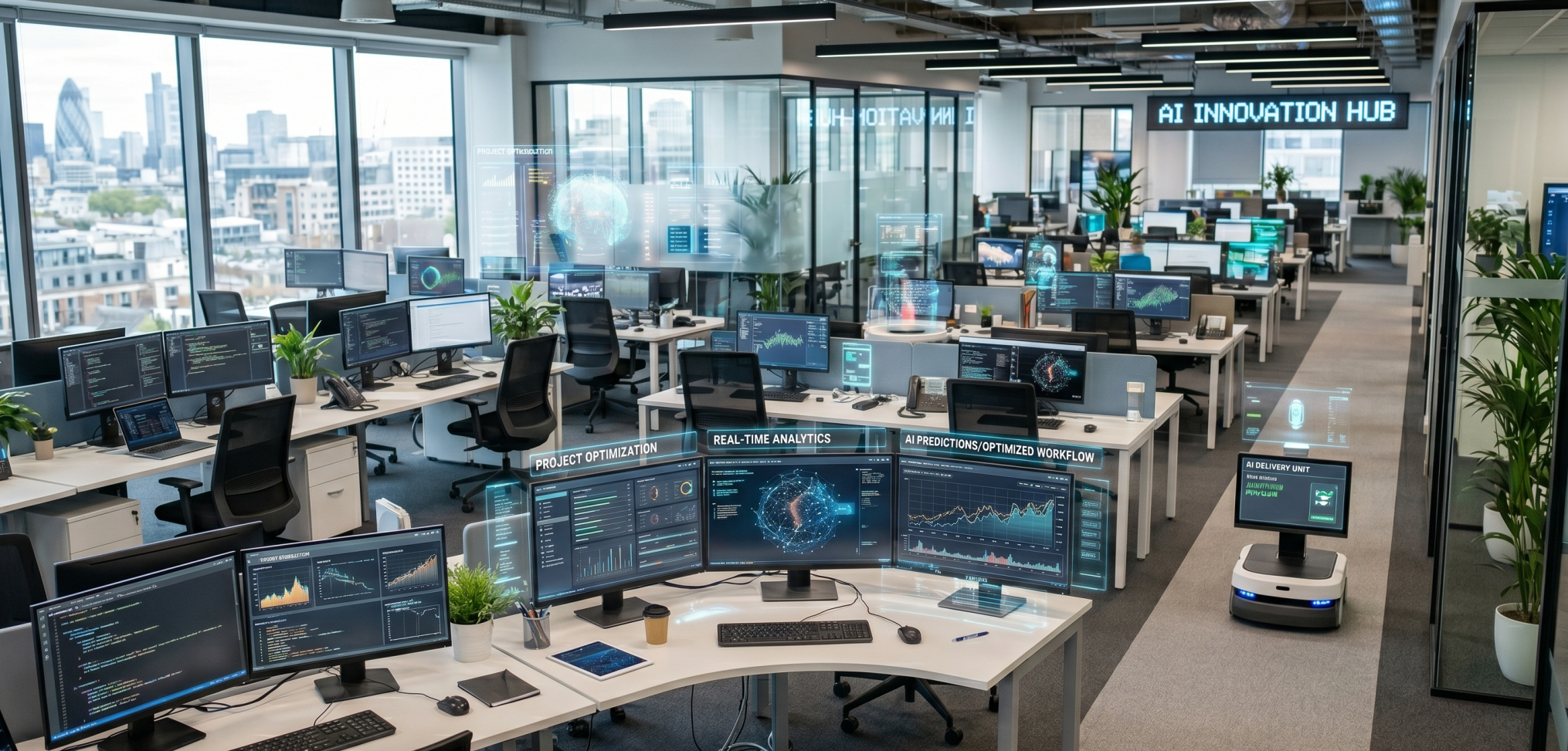 Agenție: AI nu reduce cererea pentru rolurile de birou